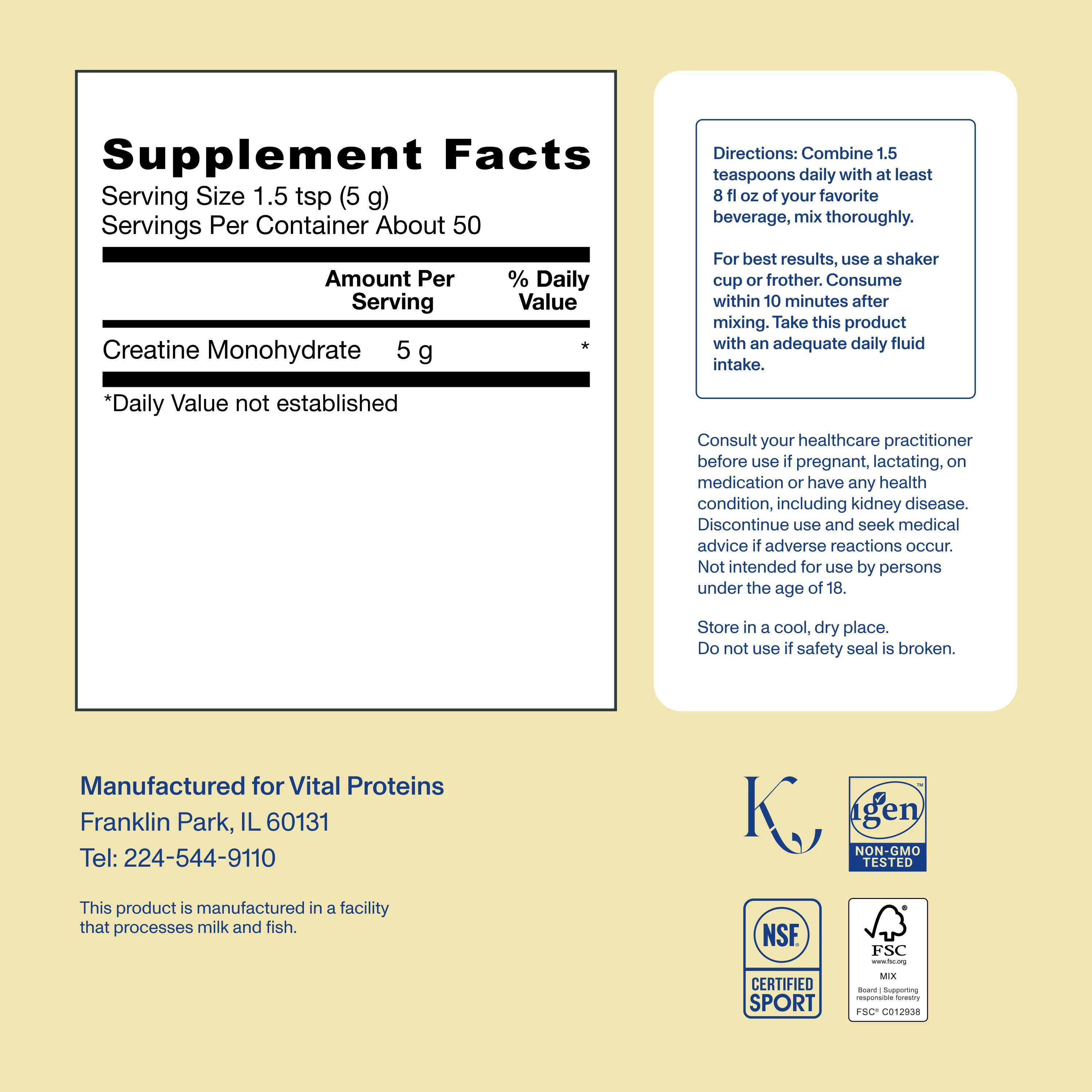 Vital Proteins Creatine - Image 3